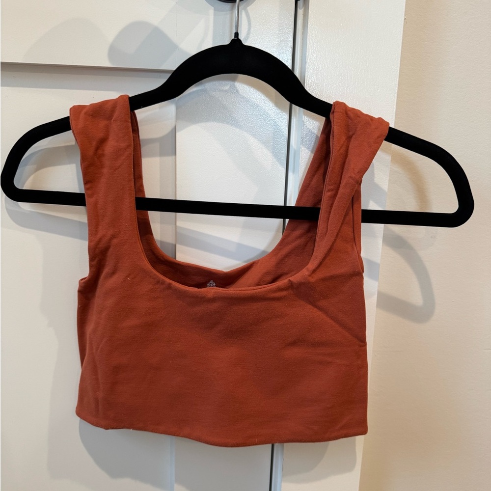 FP Movement by Free People Rust Crop Top